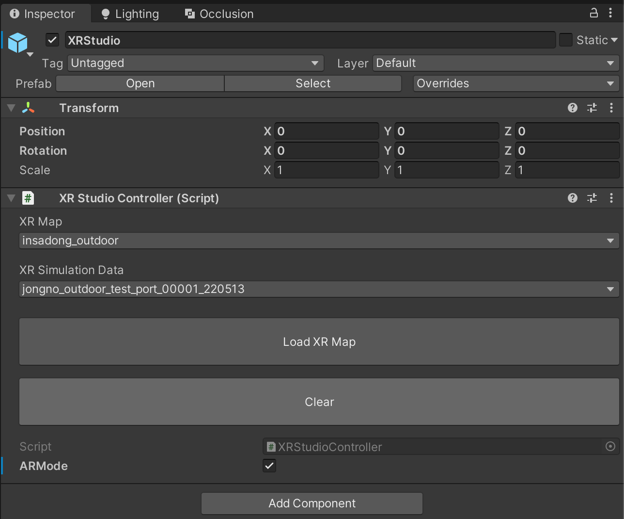 XRStudio GameObject